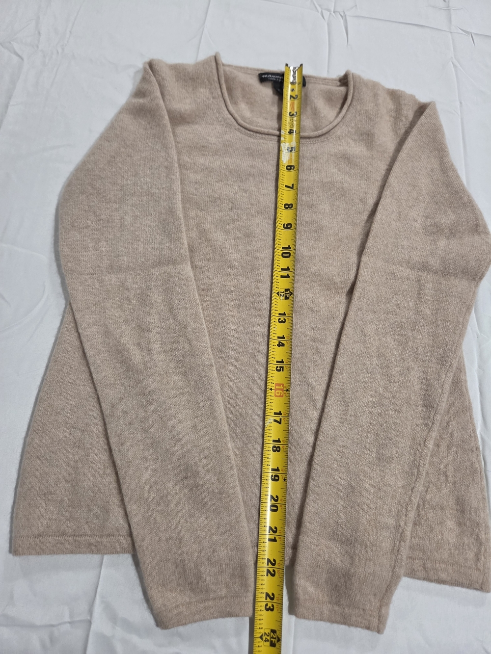 Marina Luna Neutral Taupe Crewneck Sweater